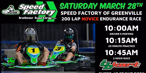 200 Lap Novice Endurance Race