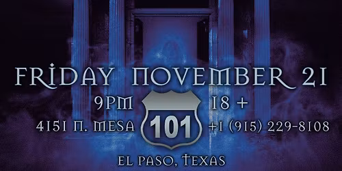 Dark Wave Night at 101 El Paso Texas 11\/21\/2025