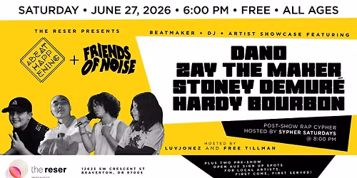 A Beat Happening and Friends of Noise Concert at Reser Center for the Arts