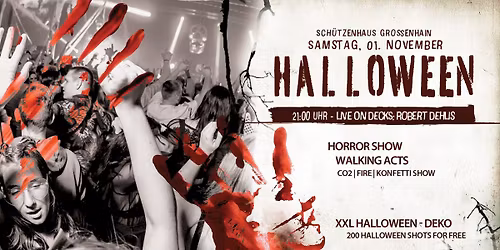 BIG-HALLOWEEN | Sch\u00fctzenhaus Gro\u00dfenhain \u2022 01.11.