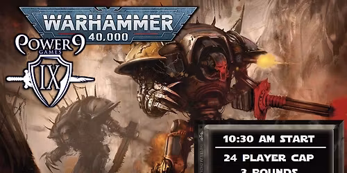 Warhammer 40k: Monthly RTT