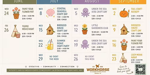 PAINT YOUR POT - Summer Kids, Crafted Classes