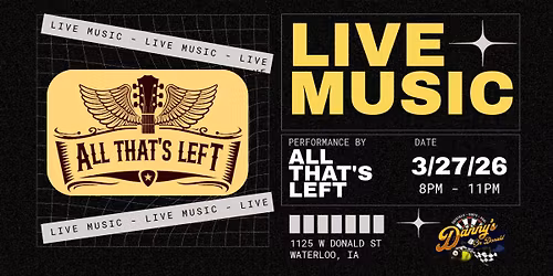 ALL THAT'S LEFT @ DANNY'S ON DONALD!