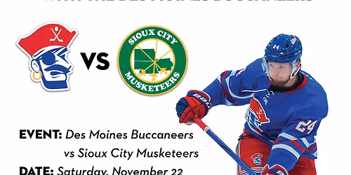 Valerius Night at Buccaneers Hockey