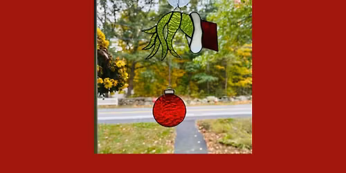 Stained Glass Grinch Hand!
