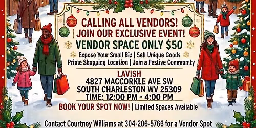 Small Business Saturday Christmas pop up shop
