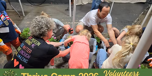 Thrive Camp 2026 Volunteers Needed!