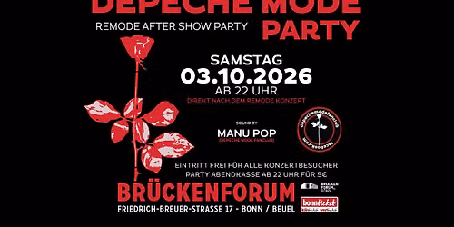 Depeche Mode : REMODE After Show Party