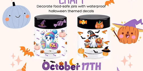Design your own Halloween Candy\/Food Jar