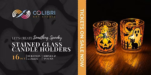Halloween Workshop: Paint Your Glass Candle Holders