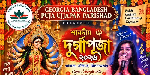 Durga Puja 2026 \u2014 Georgia Bangladesh Puja Ujjapan Parishad