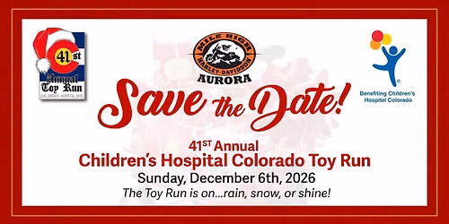 41st Annual Children's Hospital Colorado Toy Run