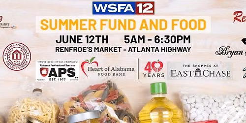 Summer Fund and Food Drive 2026