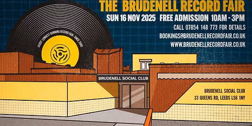 The Brudenell Record Fair - Sunday 16th November 2025