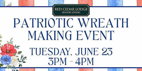 Patriotic Wreath Making