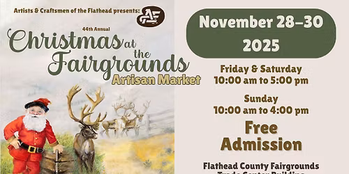 ACF Christmas at the Fairgrounds Artisan Market