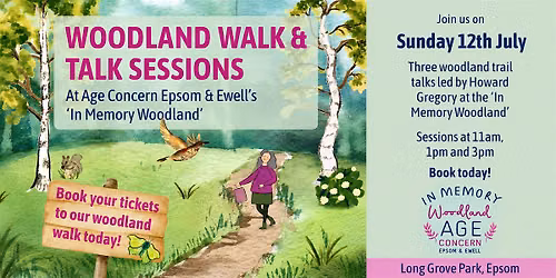 Woodland Walk & Talk at Long Grove Park, Epsom