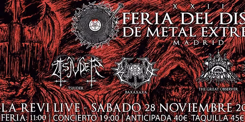 XXII FERIA DEL DISCO DE METAL EXTREMO DE MADRID