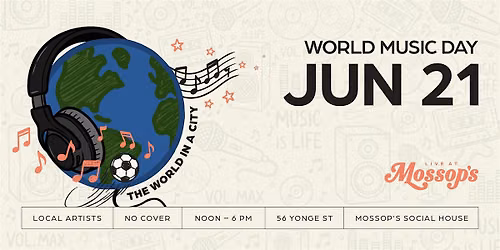 World Music Day @ Mossop's Social House
