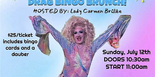 Drag Bingo at Dragonfly Cafe!
