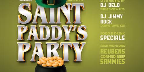 St. Patrick's Day Party with DJ Jimmy Rock LIVE at Wild Eagle Saloon in Downtown Cleveland