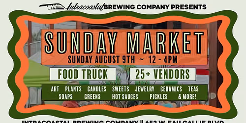 Intracoastal Sunday Market - August 2026