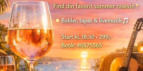 Vinsmagning, L\u00e6kker Tapas og LIVEmusik med Double Up