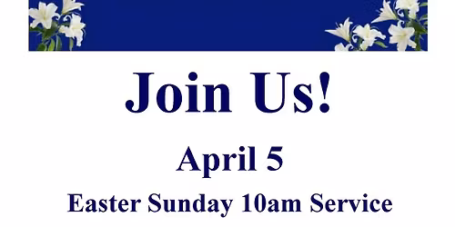 Easter Sunday Service with Egg Hunt & Potluck Brunch