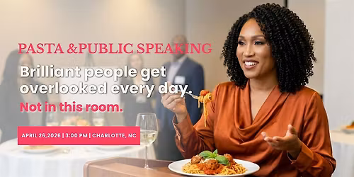 Pasta & Public Speaking