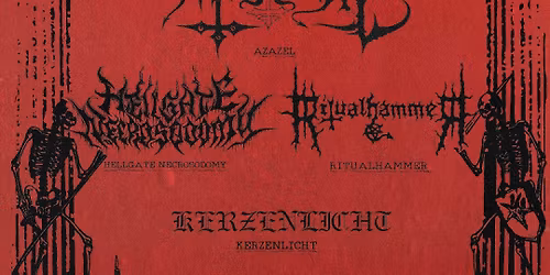 Animae Noctis: Azazel, Hellgate Necrosodomy, Ritualhammer, Kerzenlicht @Pub Olarin Ossi 18.4.2026