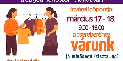 Ruhab\u00f6rze, cserebere a Faluh\u00e1zban