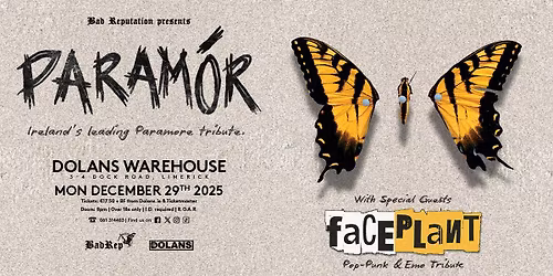 Param\u00f3r with special guests Faceplant