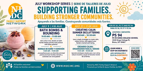 Family Wellness Summer Series: Bath Bomb Making & Summer Decluttering