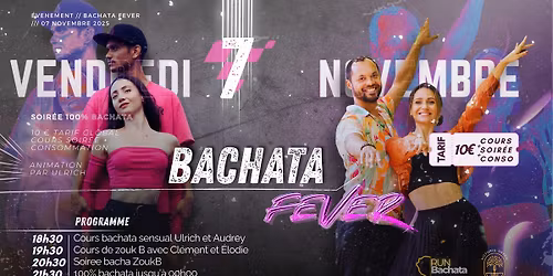 \ud83d\udd25 Bachata Fever \u2013 Vendredi 7 novembre au Victoria Green ! \ud83d\udd25