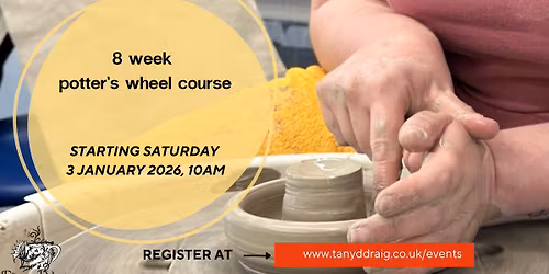 8 week potter's wheel course - Saturday