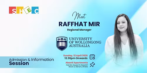 SHEC x UNIVERSITY OF WOLLONGONG - ADMISSION & INFORMATION SESSION