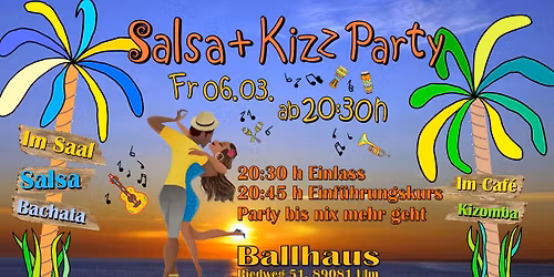 Super Salsa & Kizz Party auf 2 Floors im Ballhaus Ulm