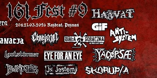 161Fest #9 20 & 21 marca 2026 Rozbrat