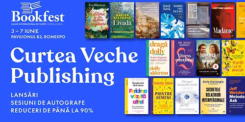 Curtea Veche Publishing la Bookfest 2026