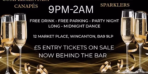 NEW YEARS EVE @ THE BEAR INN - WINCANTON