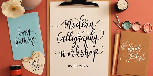 Beginners Dip Pen Modern Calligraphy Workshop