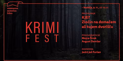 KJE? Zlo\u010din na doma\u010dem ali tujem dvori\u0161\u010du - Mojca \u0160irok in Avgust Dem\u0161ar, povezuje Jedrt Je\u017e Furlan