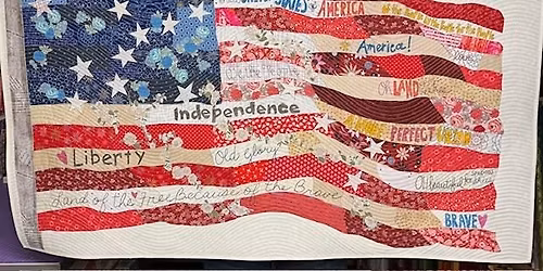 Laura Heine Red, White & Blue Collage