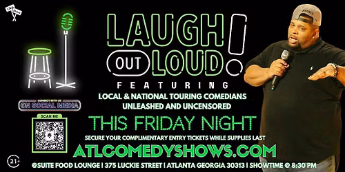 Laugh Out Loud Friday @ Suite Lounge