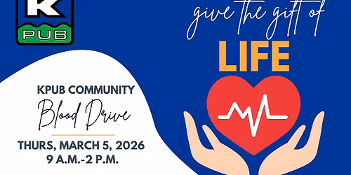 KPUB Community Blood Drive