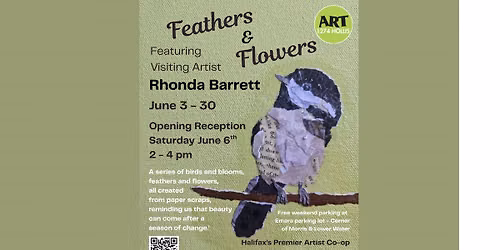 Feathers & Flowers - Featuring Visiting Artist Rhonda Barrett