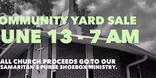 Community Yard Sale