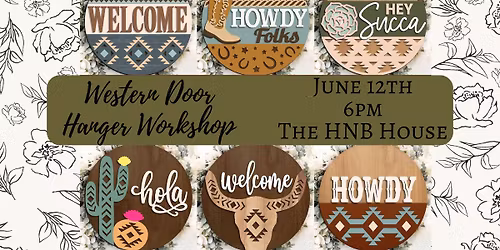 Western Door Hanger Workshop