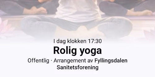 Rolig yoga