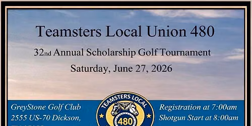Teamsters Local 480 32 Annual Golf Tournament 
